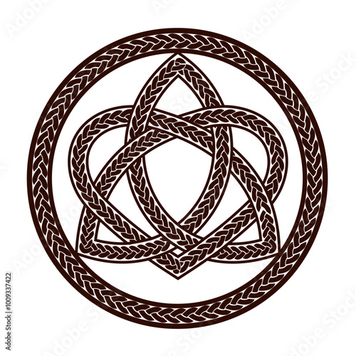 Celtic runes symbol vector illustration