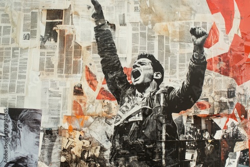 Wallpaper Mural A person with open arms, symbolizing defeat or resignation Torontodigital.ca