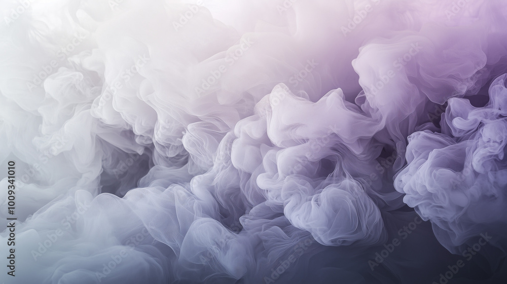 Abstract purple and white smoke clouds with a soft gradient Abstract purple and white smoke clouds with a soft gradient
