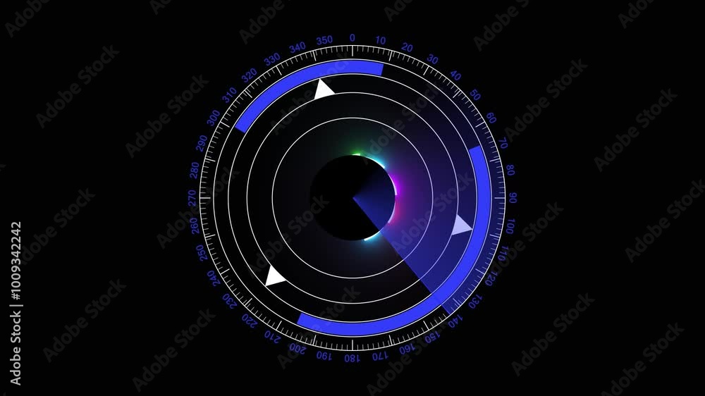 Technology Hud radar screen animation .Technology search icon isolated. neon radar hud animation. Technology Hud radar screen animation .Technology search icon isolated. neon radar hud animation.