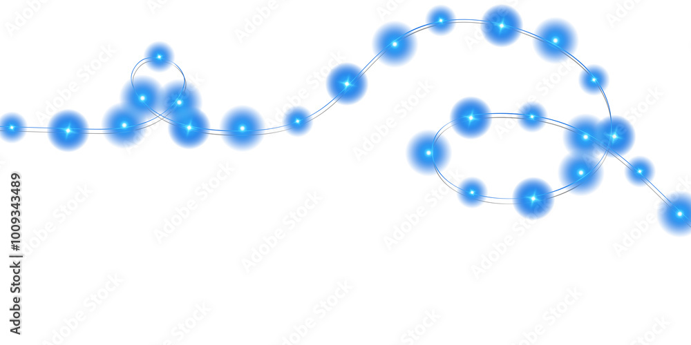 Festive Christmas light blue garlands. Set of blue Christmas glowing garlands. Decor element for postcards, invitations, backgrounds, business cards. Winter new collection 2024. PNG. Festive Christmas light blue garlands. Set of blue Christmas glowing garlands. Decor element for postcards, invitations, backgrounds, business cards. Winter new collection 2024. PNG.