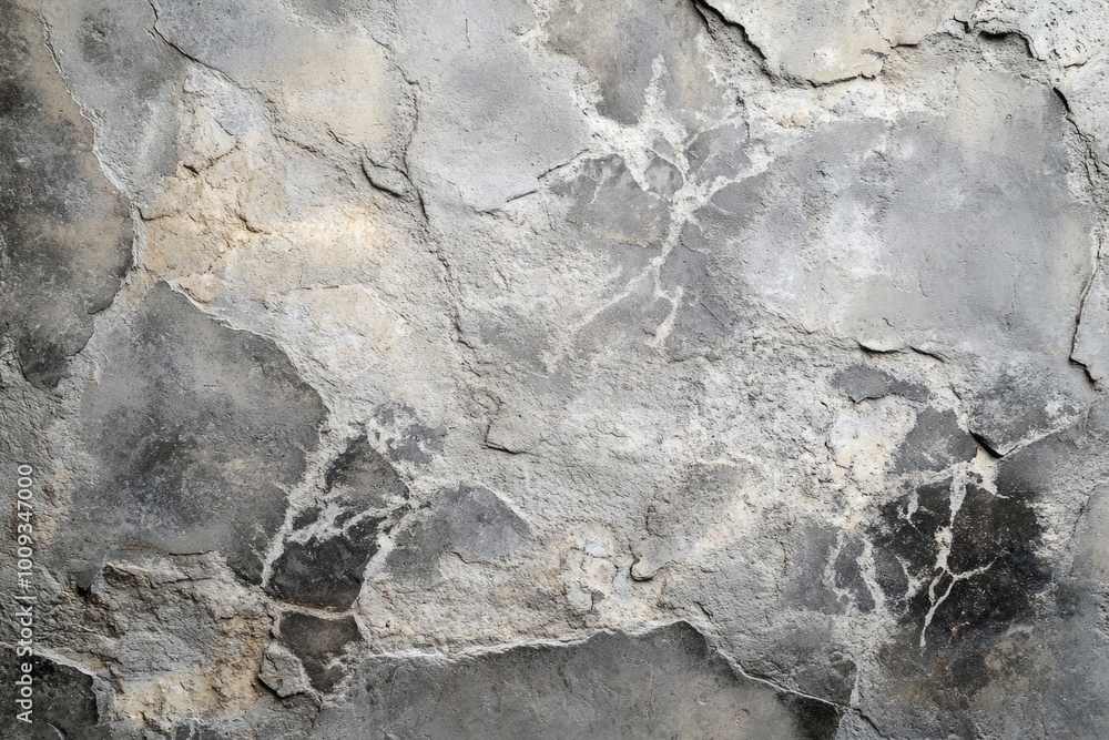 A close-up shot of a stone wall with visible cracks A close-up shot of a stone wall with visible cracks
