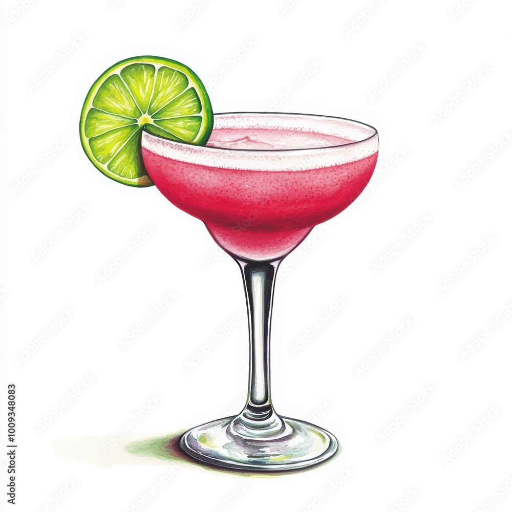A vibrant cocktail with a lime slice on a glass, perfect for summer gatherings. A vibrant cocktail with a lime slice on a glass, perfect for summer gatherings.
