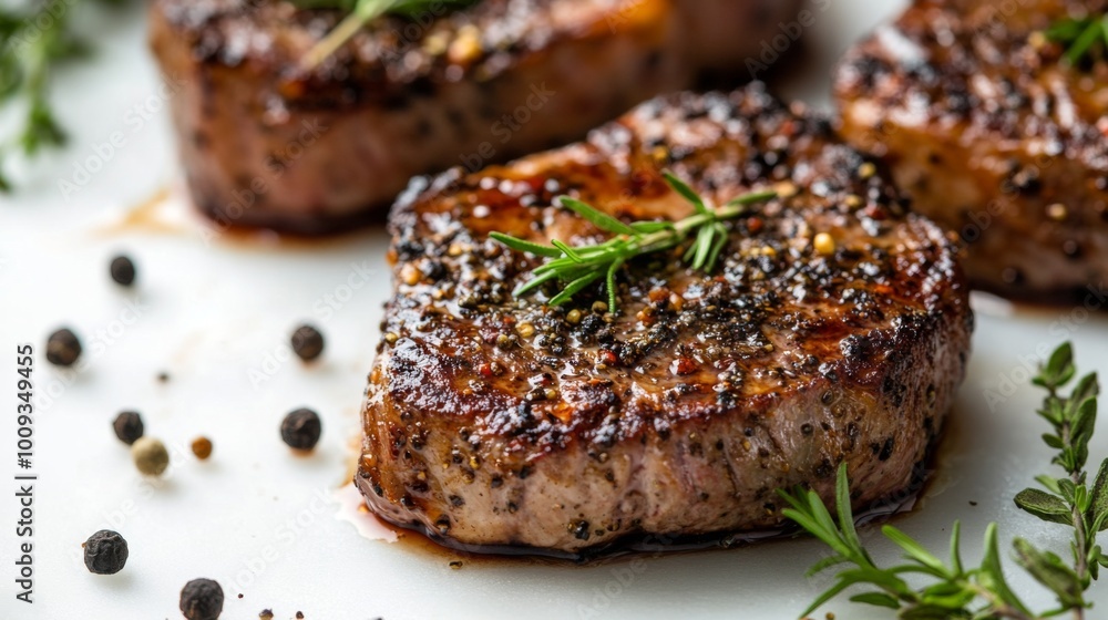 Savory Grilled Steak with Herbs and Spices Savory Grilled Steak with Herbs and Spices