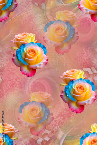 Rose Allover Pattern