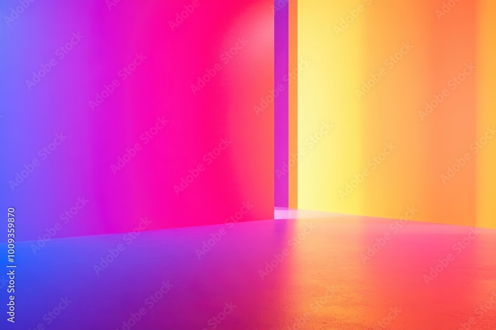 A cozy room with a colorful accent wall and some interior design elements A cozy room with a colorful accent wall and some interior design elements