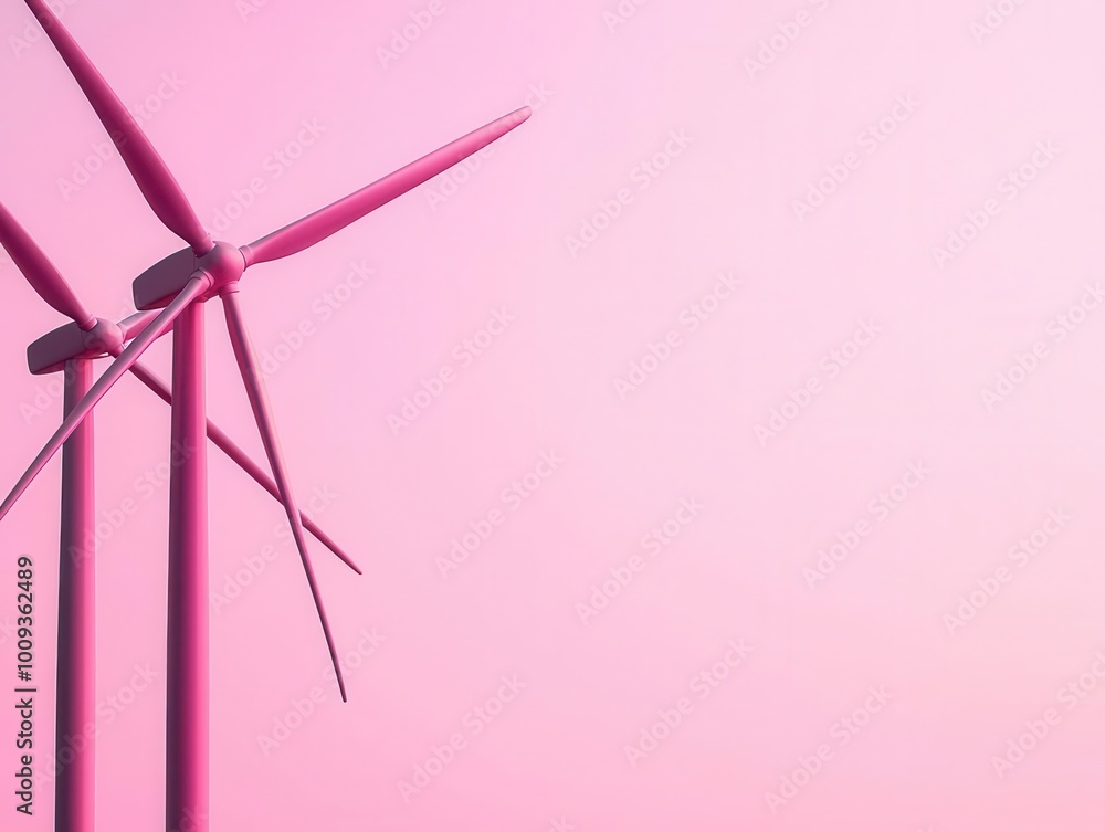 Futuristic wind farm connected to a high-tech smart grid system with glowing digital lines, renewable energy revolution Futuristic wind farm connected to a high-tech smart grid system with glowing digital lines, renewable energy revolution