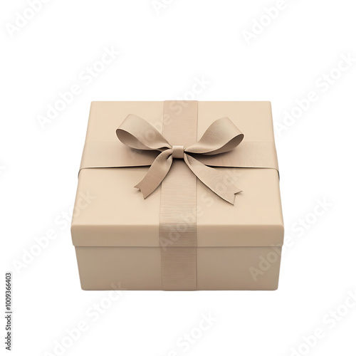 Gift Box on Transparent Background photo