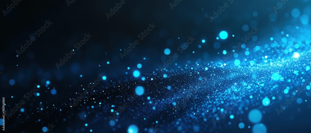 Create a dark gradient background transitioning from black to deep blue with subtle glowing dots, evoking a starry night theme Create a dark gradient background transitioning from black to deep blue with subtle glowing dots, evoking a starry night theme