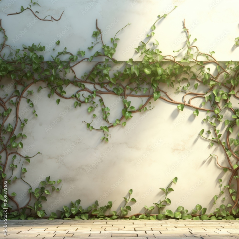 Wall architecture plant vine. Wall architecture plant vine.