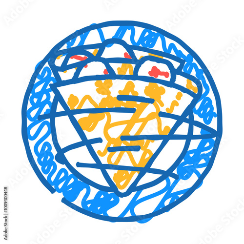 duck confit french cuisine doodle icon sketch vector. duck confit french cuisine sign. isolated symbol illustration