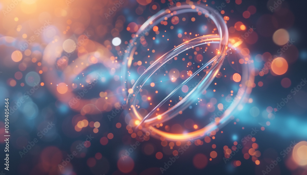 Obraz premium abstract background with circles