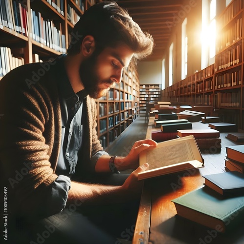 Leitura de livro photo