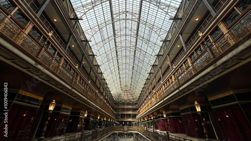 Historic grand shopping arcade