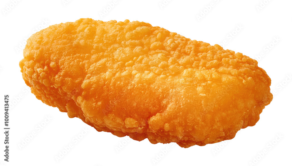 Crispy Fried Fish Fillet Chicken Nugget Isolated on Transparent Background. Crispy Fried Fish Fillet Chicken Nugget Isolated on Transparent Background.