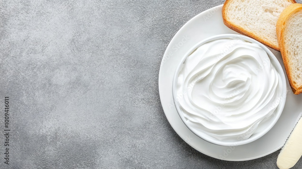 Round white cheese is artistically sliced and arranged on a plate, accompanied by black bread slices and a salt shaker, creating a simple yet elegant kitchen scene Round white cheese is artistically sliced and arranged on a plate, accompanied by black bread slices and a salt shaker, creating a simple yet elegant kitchen scene