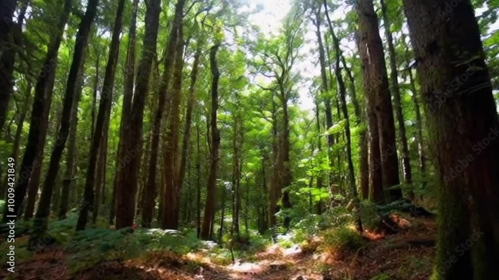 Amazing trees in a forest Video animation Amazing trees in a forest Video animation