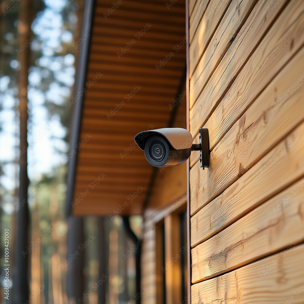 Outdoor Wooden Wall Mounted Security Monitoring Property Outdoor Wooden Wall Mounted Security Monitoring Property
