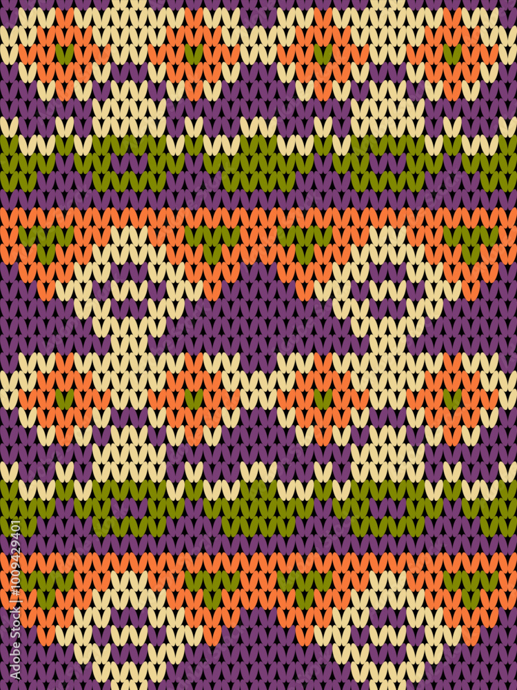 Knit seamless pattern print. Seamless pattern. Seamless knitted pattern with flowers. Knit sweater pattern background abstract Knit seamless pattern print. Seamless pattern. Seamless knitted pattern with flowers. Knit sweater pattern background abstract