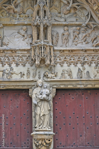 La basilica di Notre-Dame di L'Épine, Champagne, Marna - Francia photo