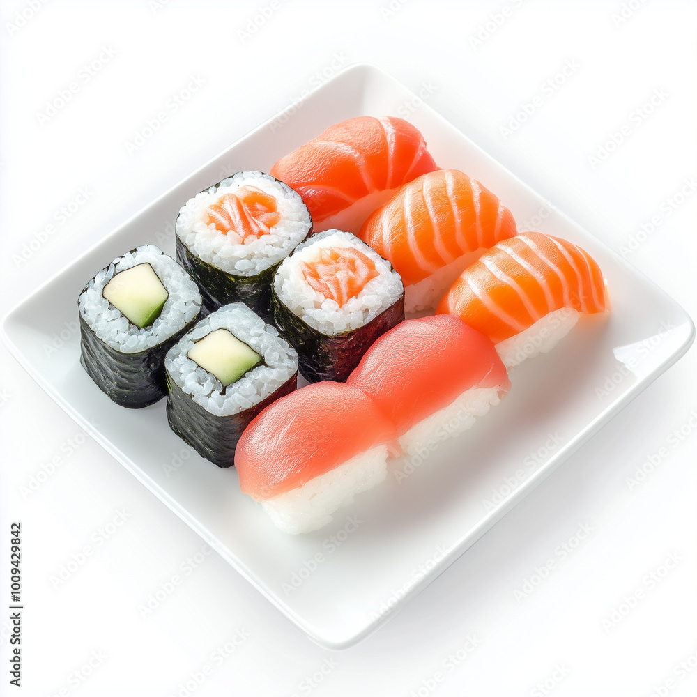 sushi with salmon sushi with salmon