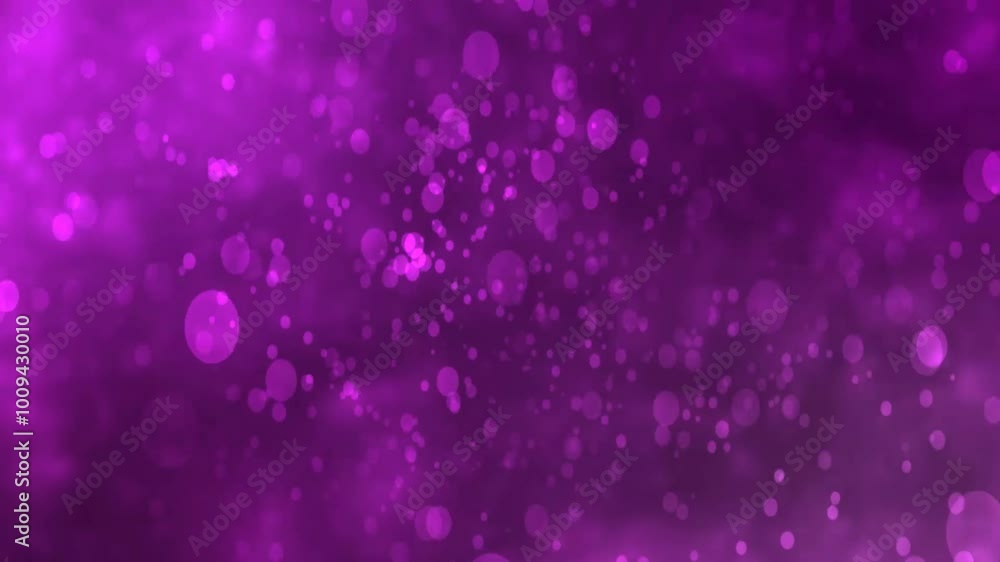 purple color particles magical glow animation with fantasy bokeh background, glitter Particles floating animation backdrop, particle or sparkle explosion particles, holiday background. neon particles purple color particles magical glow animation with fantasy bokeh background, glitter Particles floating animation backdrop, particle or sparkle explosion particles, holiday background. neon particles