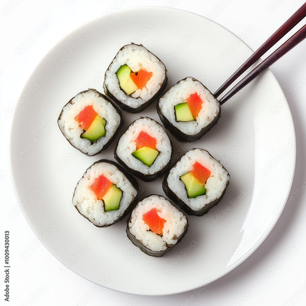 sushi with salmon sushi with salmon