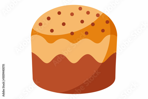 panettone's creative vector design