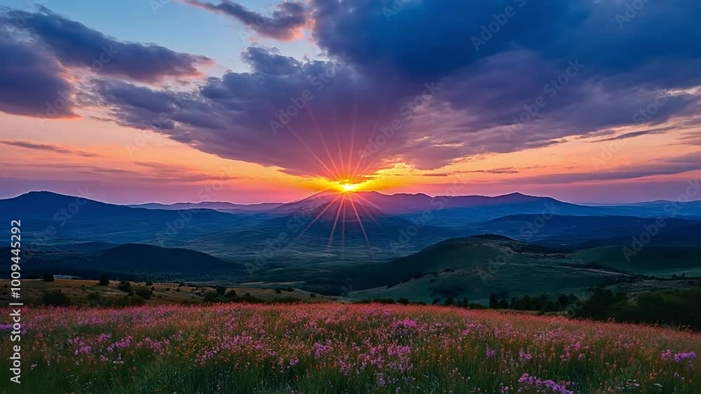 beautiful view of the mountains against the backdrop of the afternoon sun footage beautiful view of the mountains against the backdrop of the afternoon sun footage