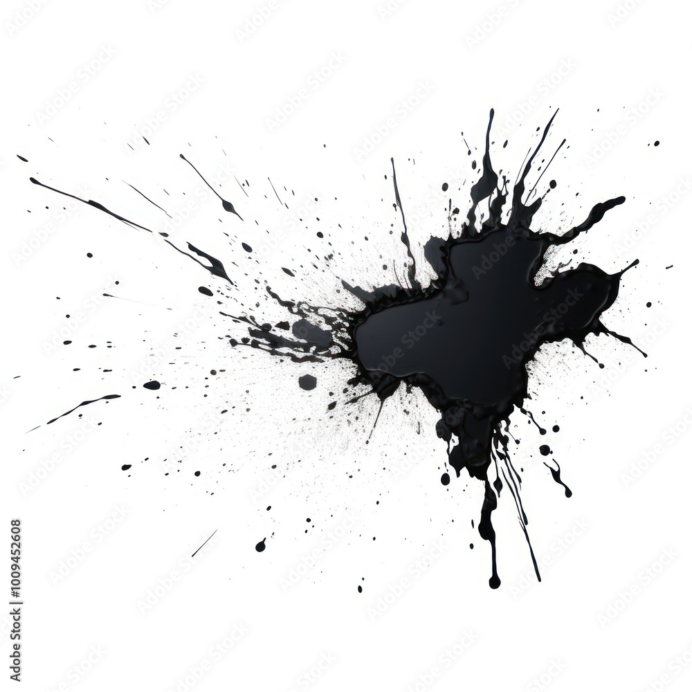 Ink splash effect photo Ink splash effect photo