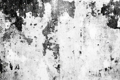 Wallpaper Mural Abstract black-and-white aged surface background featuring distressed look Torontodigital.ca