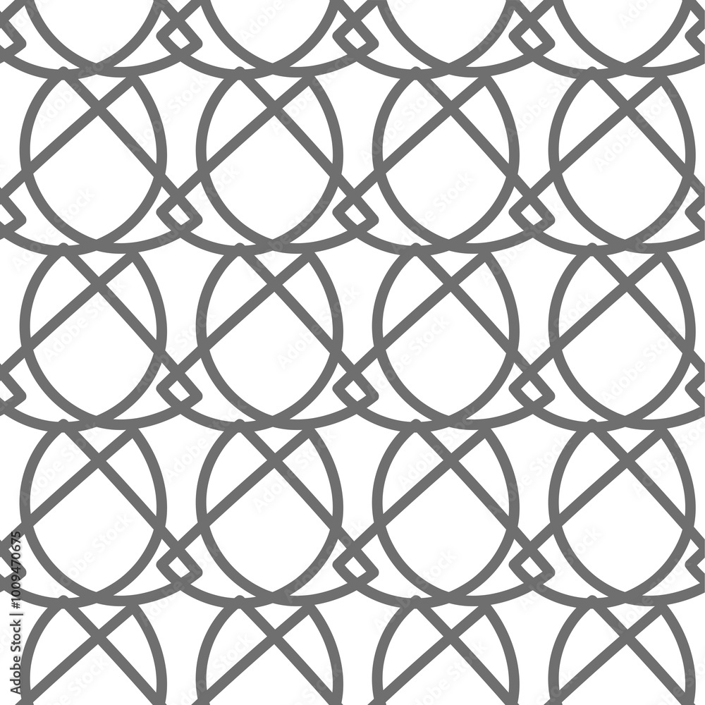 Naklejka premium Cross lines pattern. vector background. Simple pattern. Seamlessly repeatable grid.
