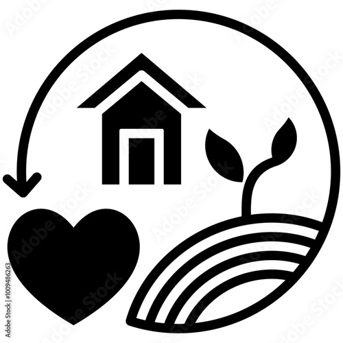 Sustainable Living Icon