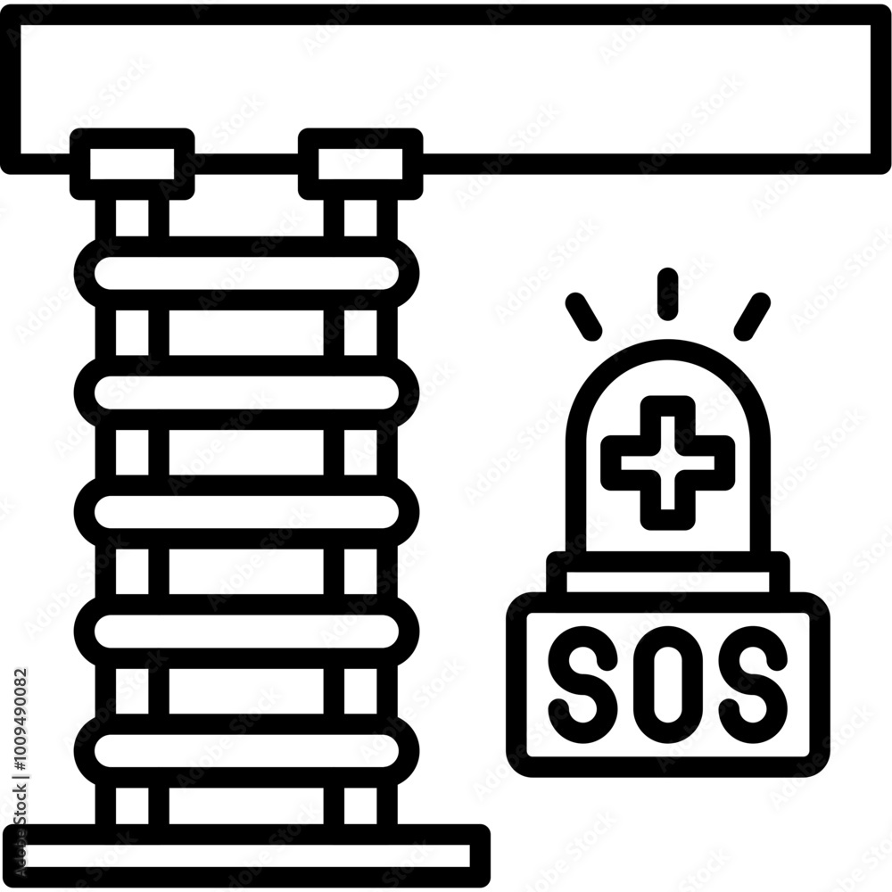 Emergency Ladder icon Emergency Ladder icon