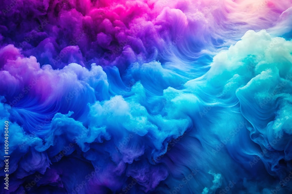 Fototapeta premium Stunning Blue and Purple Ombre Background for Creative Projects and Digital Design Needs
