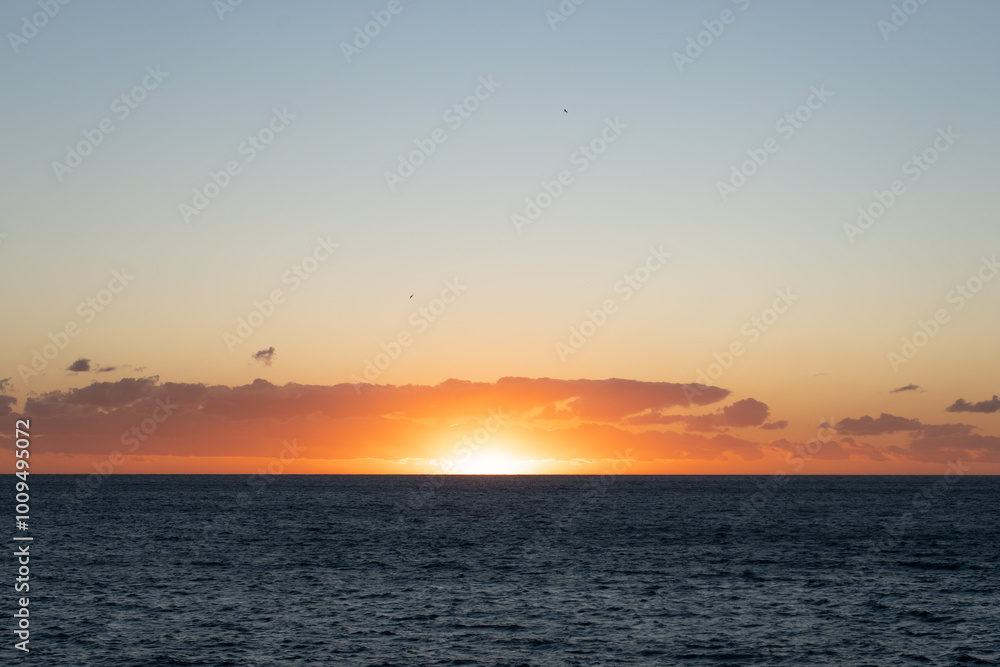 Obraz premium Sunset and sea