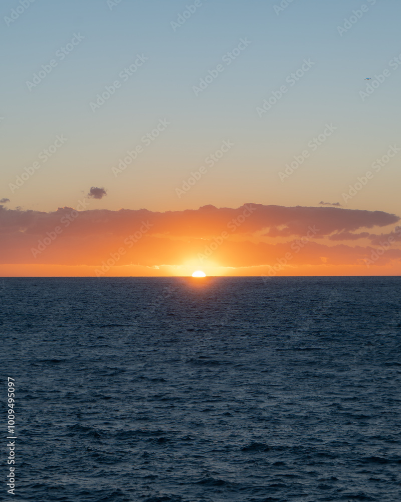 Sunset and sea Sunset and sea