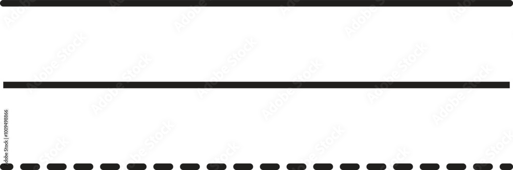Series of straight lines and stripes, transitioning from thin to thick widths. Series of straight lines and stripes, transitioning from thin to thick widths.