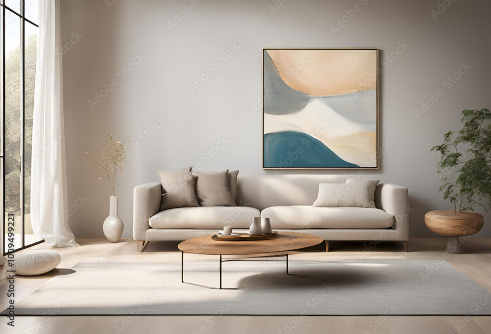 Fototapeta premium Minimalist Interior Design