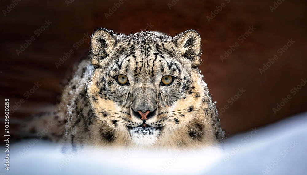 Fototapeta premium Snow leopard portrait