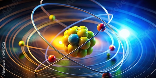 Sulfur Atom Representation with Bohr and Rutherford Diagrams Illustrating Electron Configuration