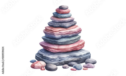 Stones and Leaf 