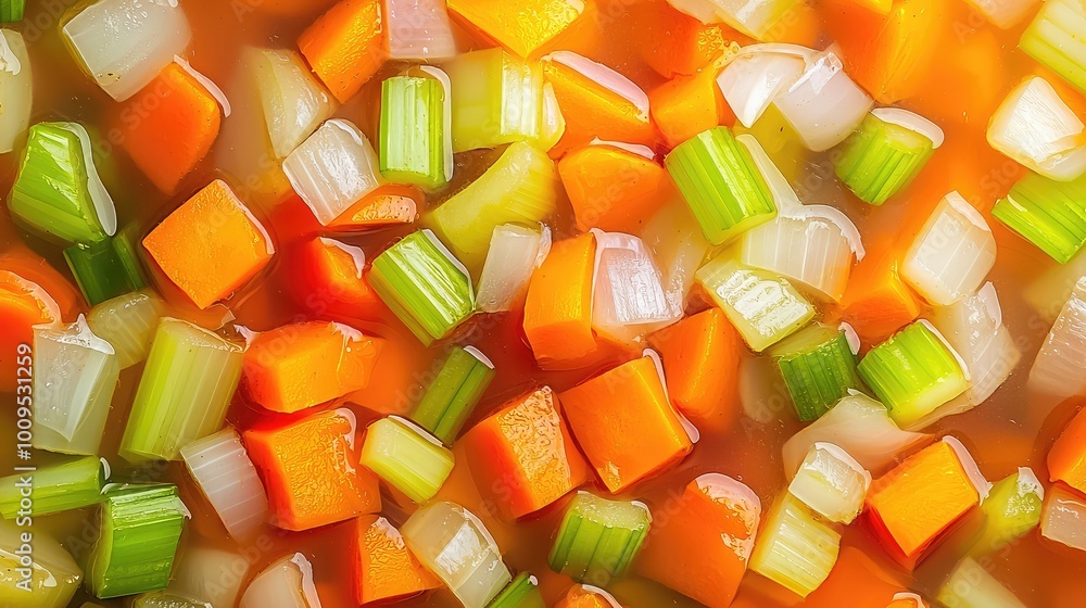 Fresh, chopped vegetables including carrots, celery, and green onions, perfect for healthy recipes and vibrant dishes. Fresh, chopped vegetables including carrots, celery, and green onions, perfect for healthy recipes and vibrant dishes.