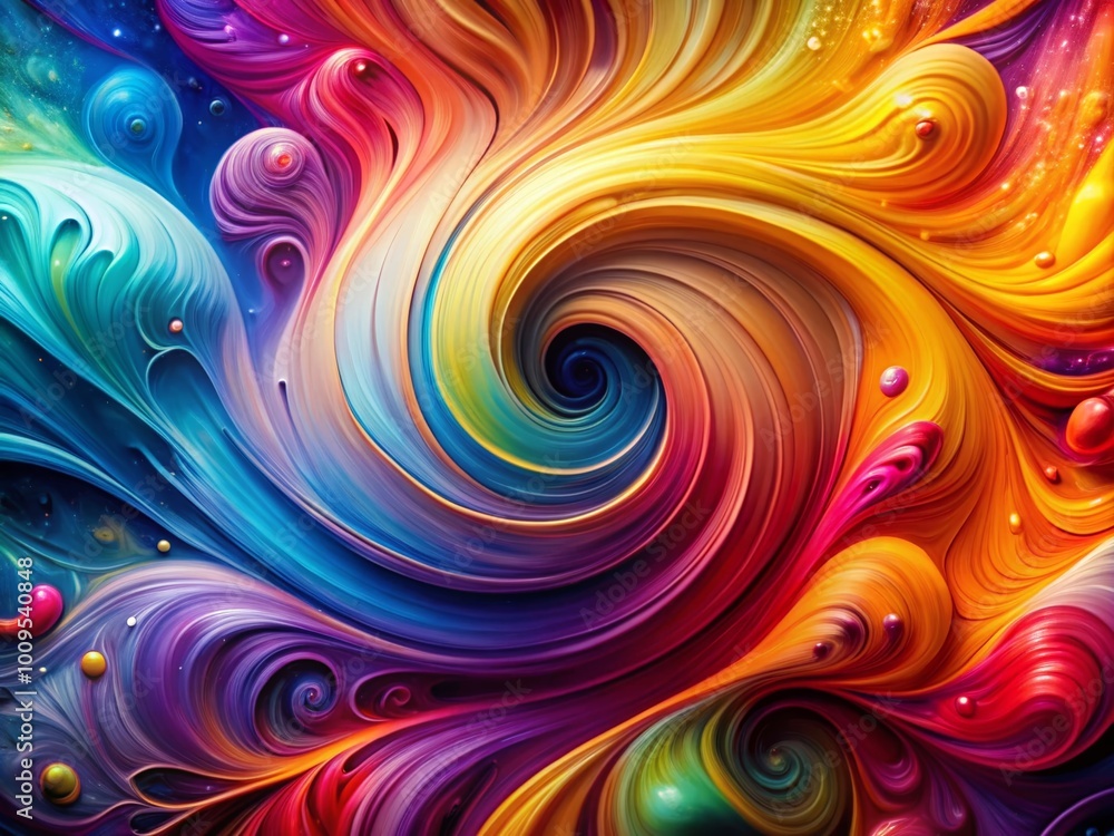 Vibrant Abstract Background with Colorful Swirls and Fluid Shapes for Creative Design Projects Vibrant Abstract Background with Colorful Swirls and Fluid Shapes for Creative Design Projects
