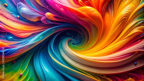 Wallpaper Mural Vibrant and Colorful Abstract Background with Dynamic Shapes and Fluid Motion for Creative Projects Torontodigital.ca