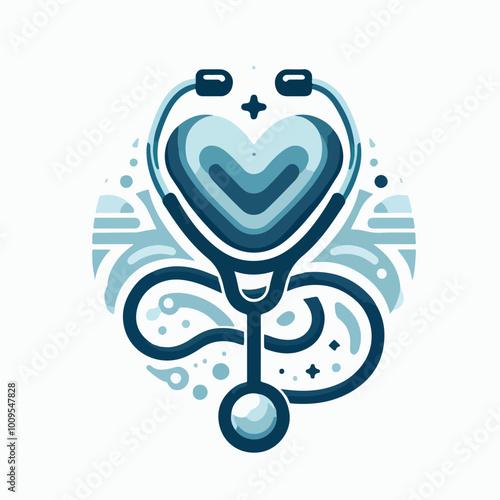 stethoscope vector illustration