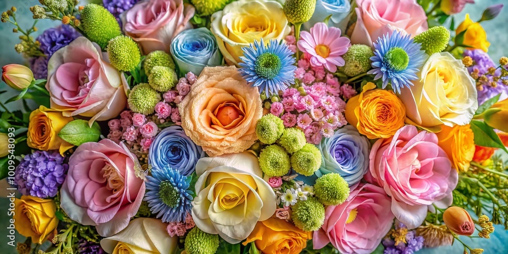Vibrant and Playful Pastel Colors in a Whimsical Floral Arrangement for Girly Aesthetic Designs Vibrant and Playful Pastel Colors in a Whimsical Floral Arrangement for Girly Aesthetic Designs