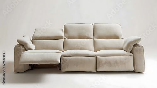 Sofa featuring an integrated recliner 