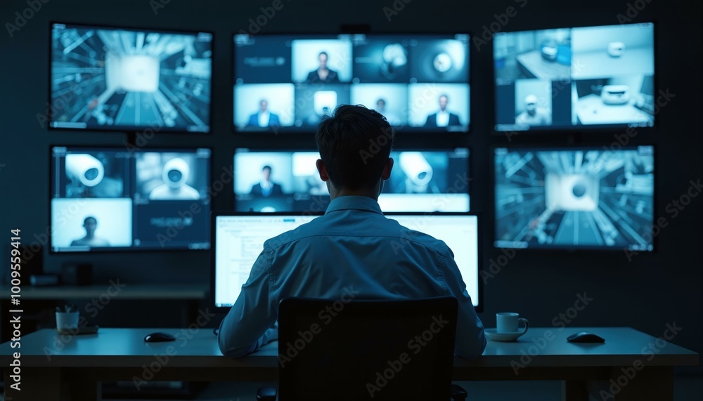 Security Operator Monitoring Surveillance System Security Operator Monitoring Surveillance System