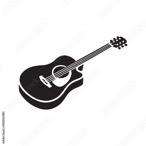Acoustic Guitar Side View